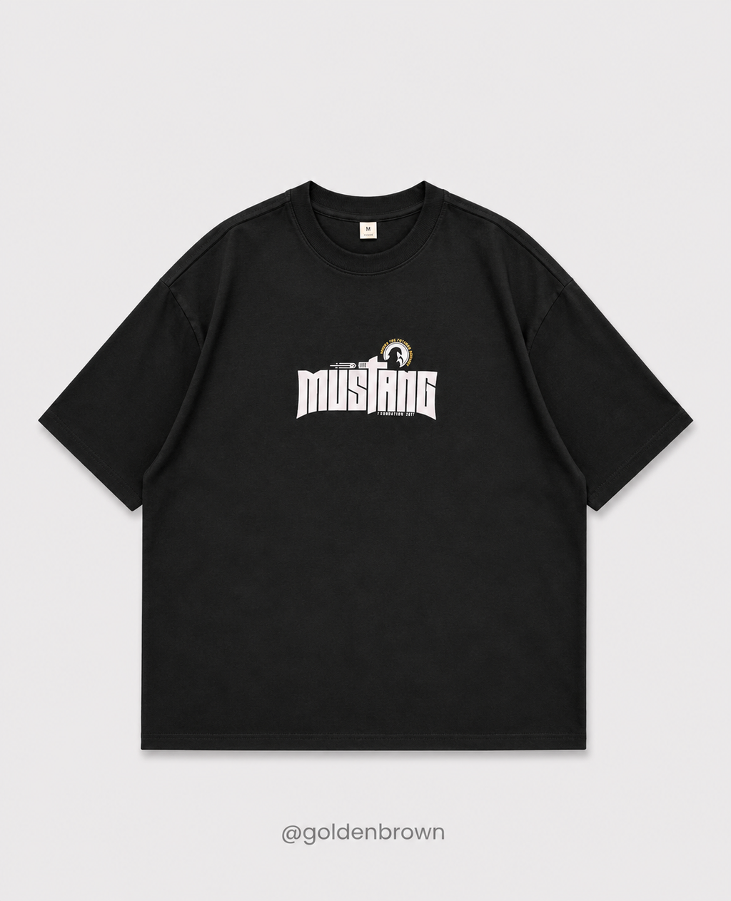Premium Drop Shoulder -Mustang