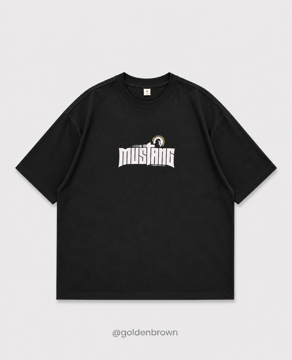 Premium Drop Shoulder -Mustang