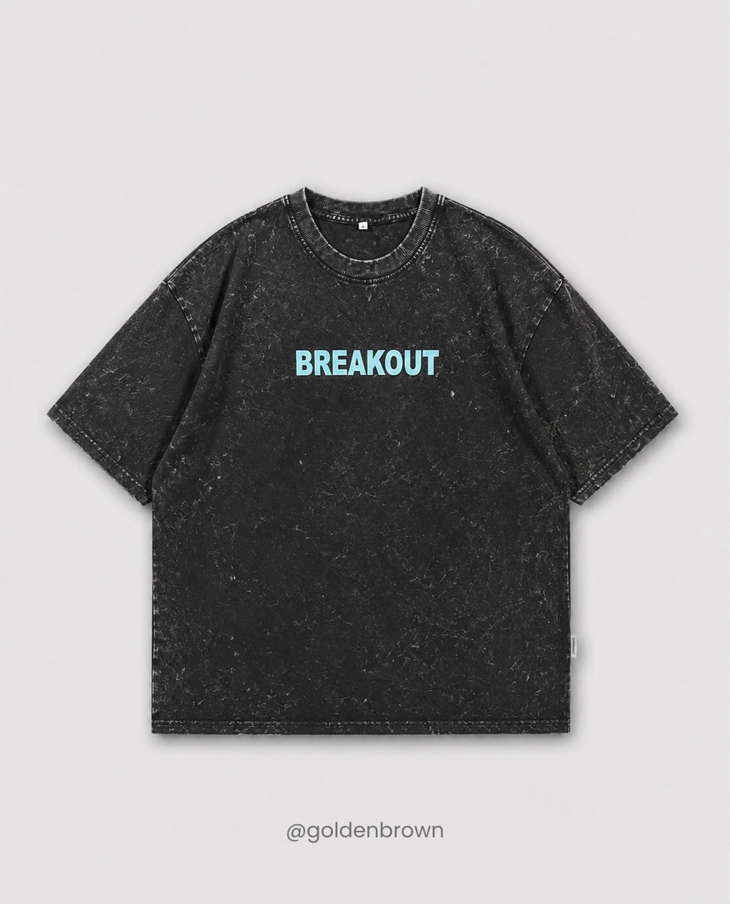 Acid wash Drop Shoulder-Breakout