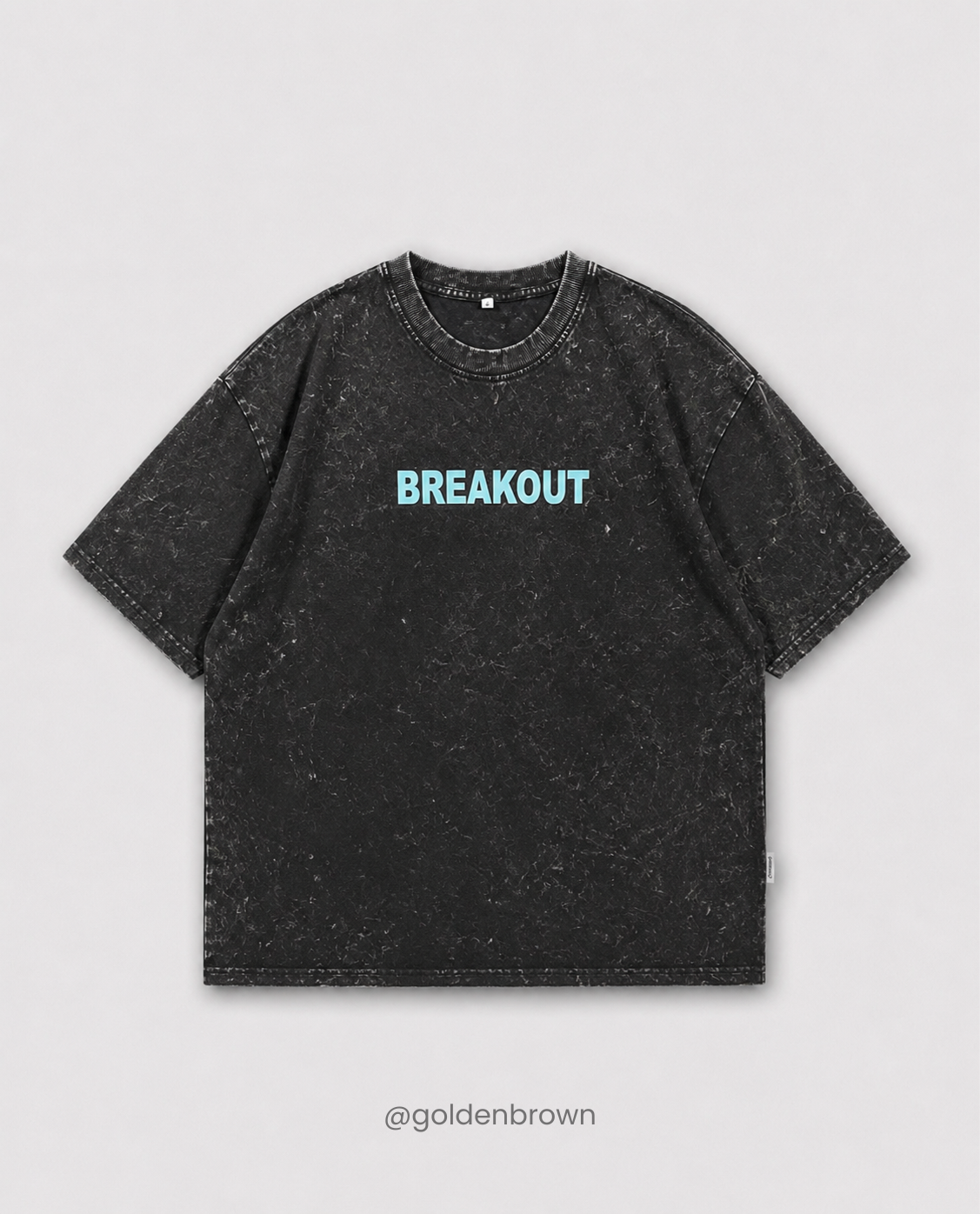 Acid wash Drop Shoulder-Breakout