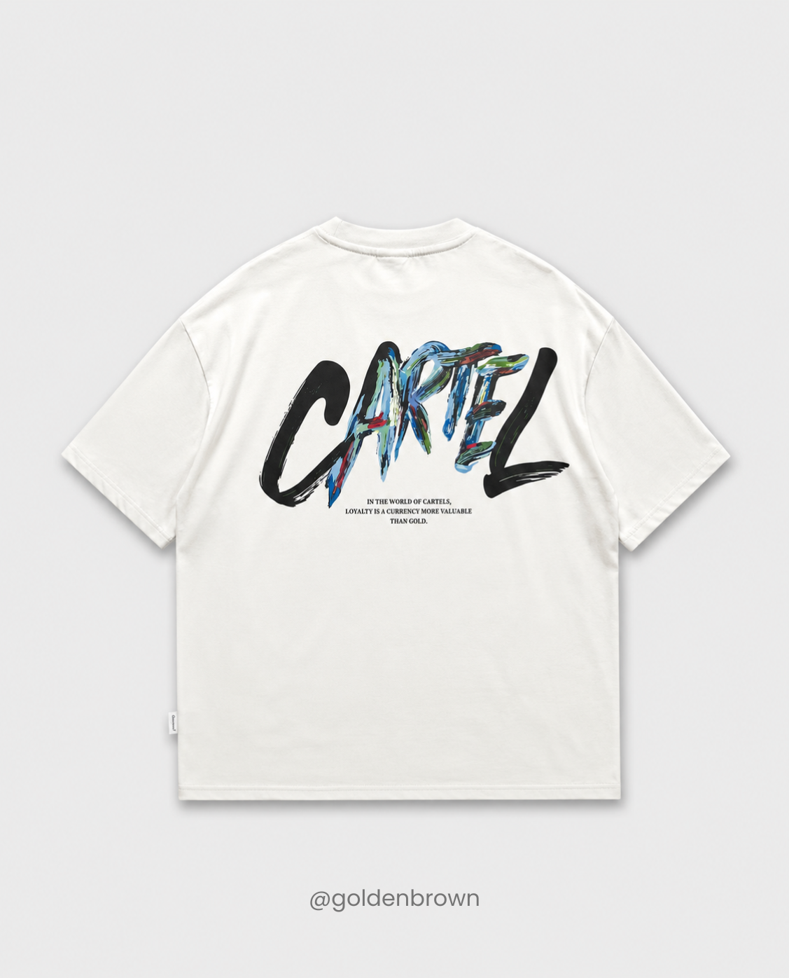 Drop shoulder t shirt- CARTEL