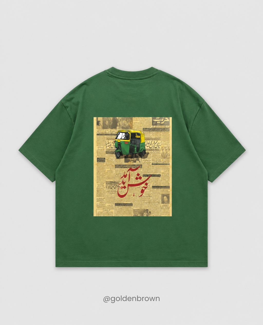 Premium Drop Shoulder-Newspaper