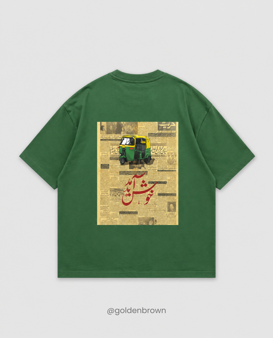 Premium Drop Shoulder-Newspaper