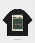 Premium Drop Shoulder -Mustang