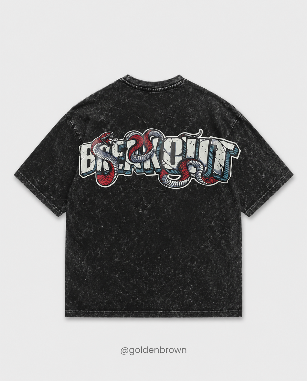 Acid wash Drop Shoulder-Breakout