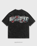 Acid wash Drop Shoulder-Breakout