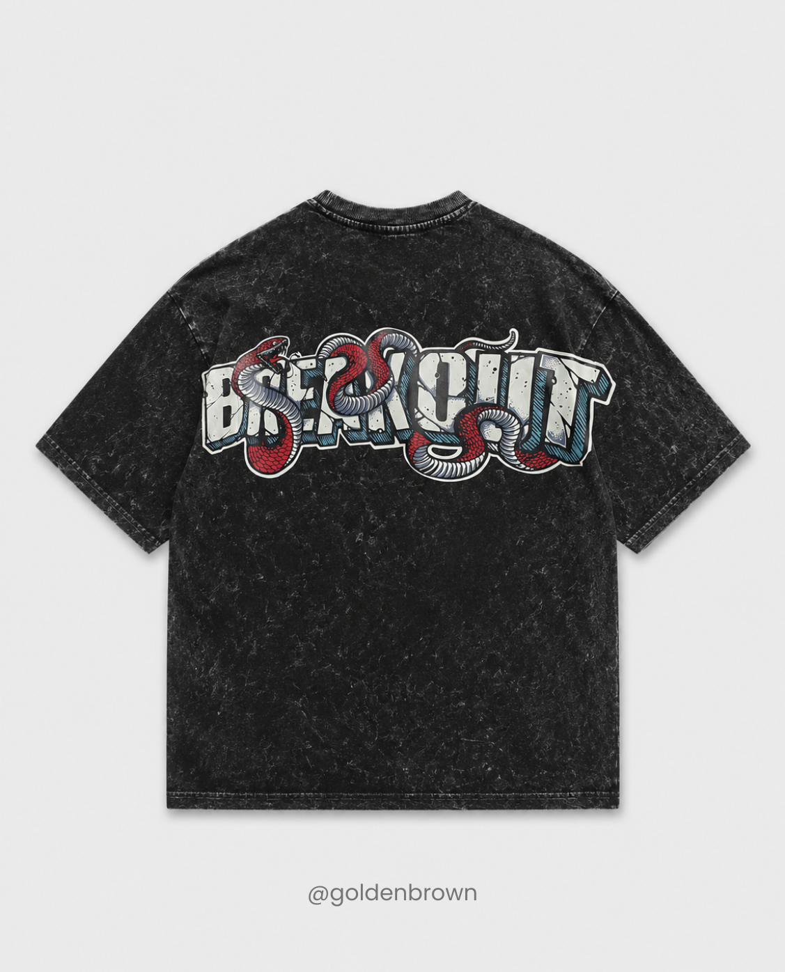 Acid wash Drop Shoulder-Breakout