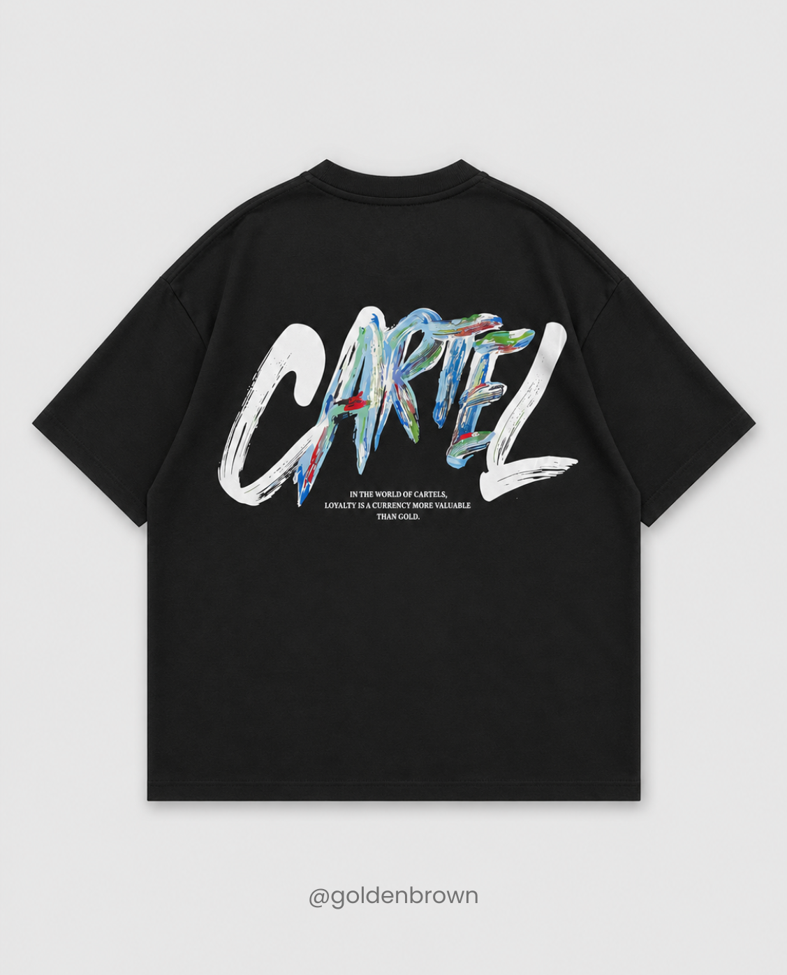 Drop shoulder t shirt- CARTEL